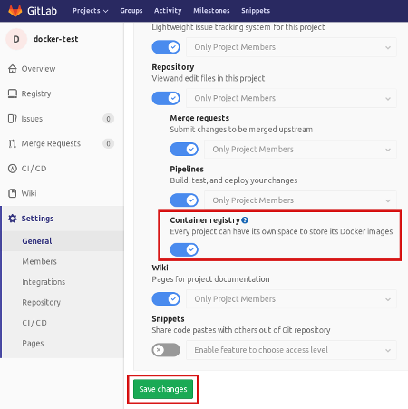 Docker Registry Im Gitlab