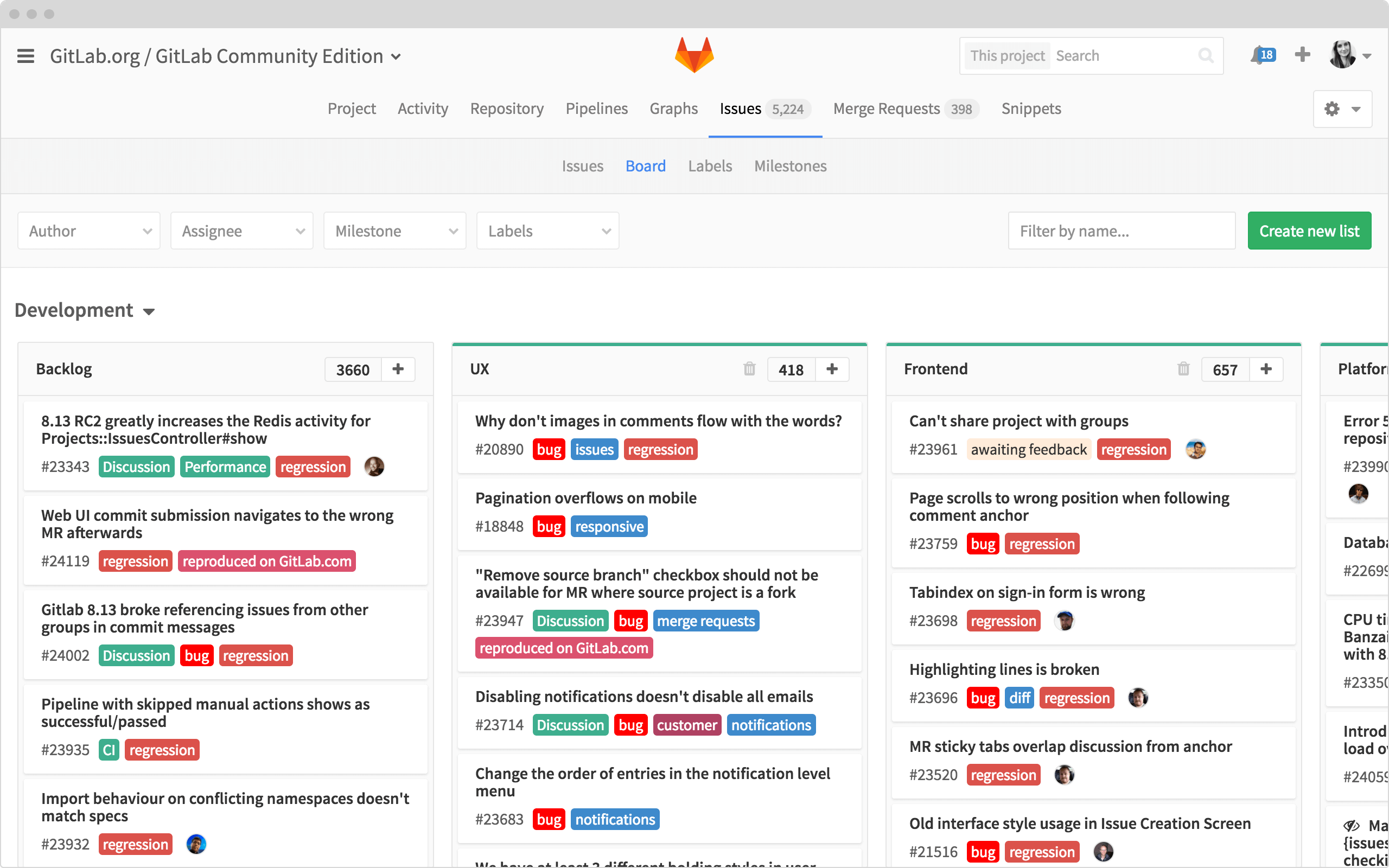 gitlab project overview